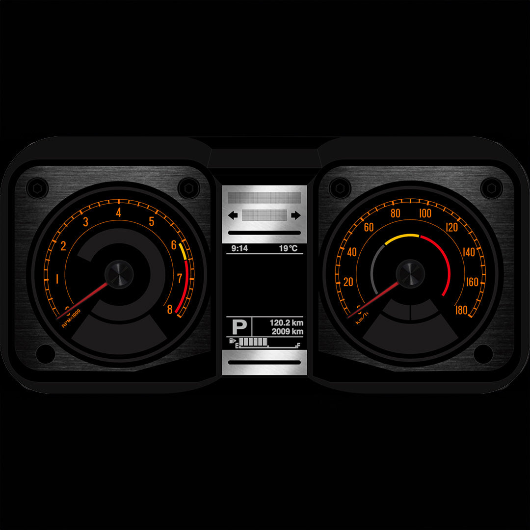 Gauge Face Kit  [BK-OG]