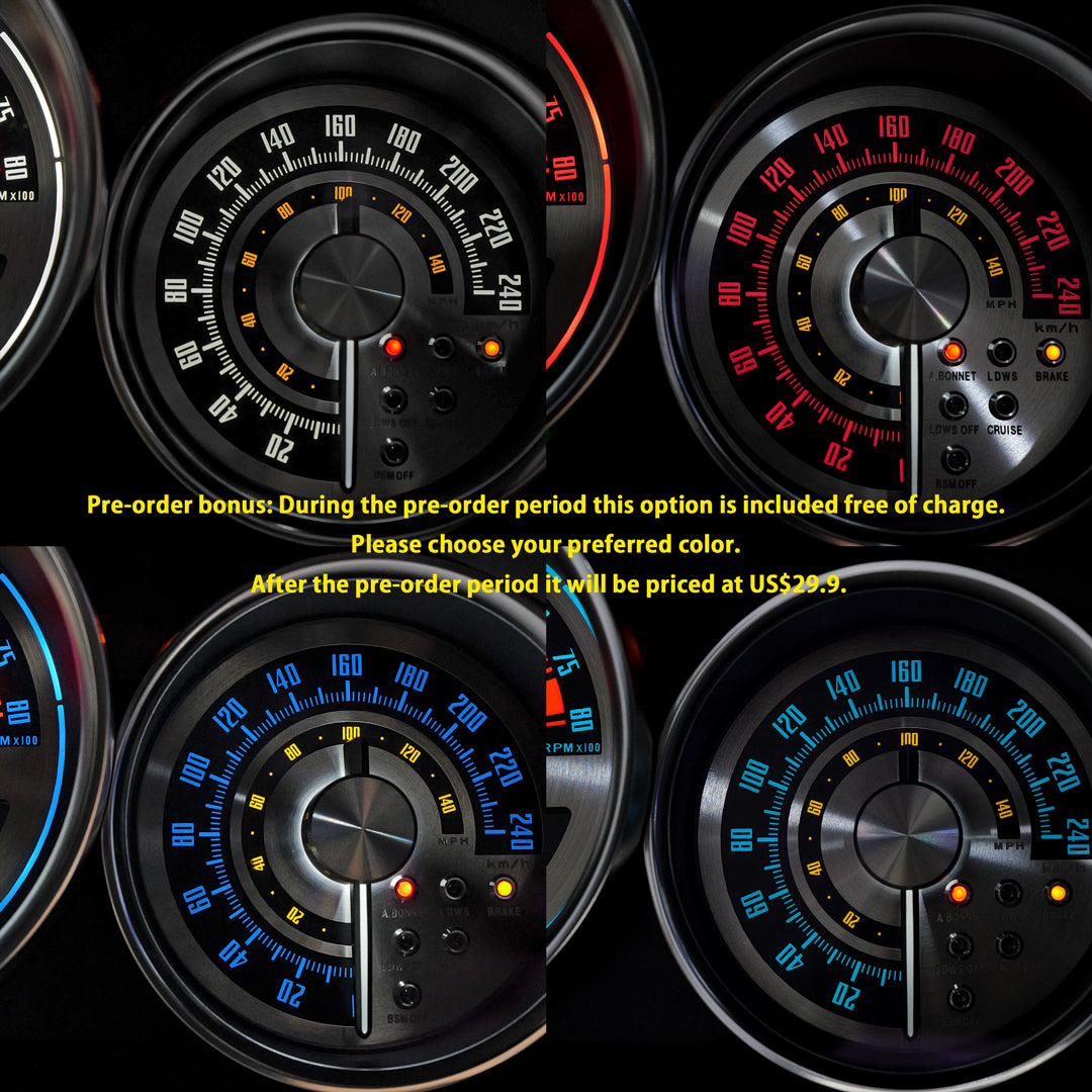 Metal Gauge Kit<BR>[Black Dial]<BR>2015-2023