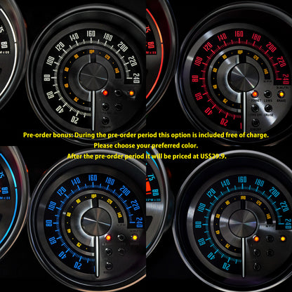 Metal Gauge Kit<BR>[Black Dial]<BR>2015-2023