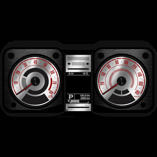 Gauge Face Kit  [SUS-RD]